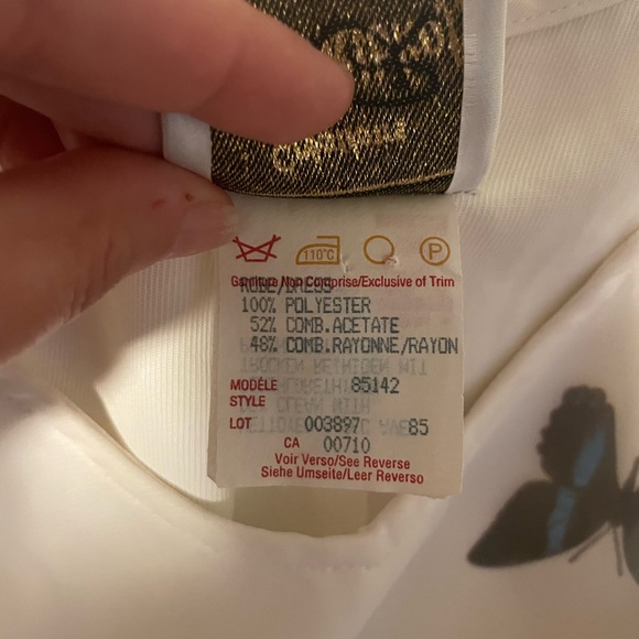 Vintage Joseph Ribkoff asymmetrical butterfly dress - Picture 7 of 7